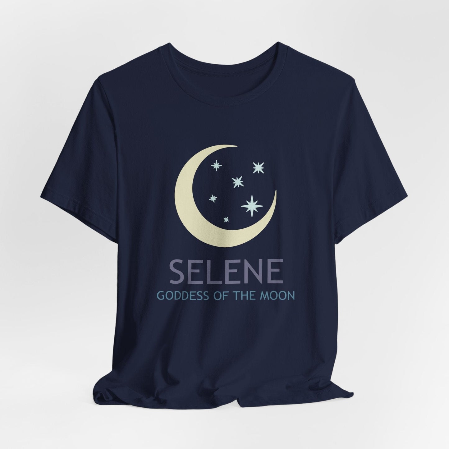 Navy / S Selene Greek Goddess of the Moon T-Shirt