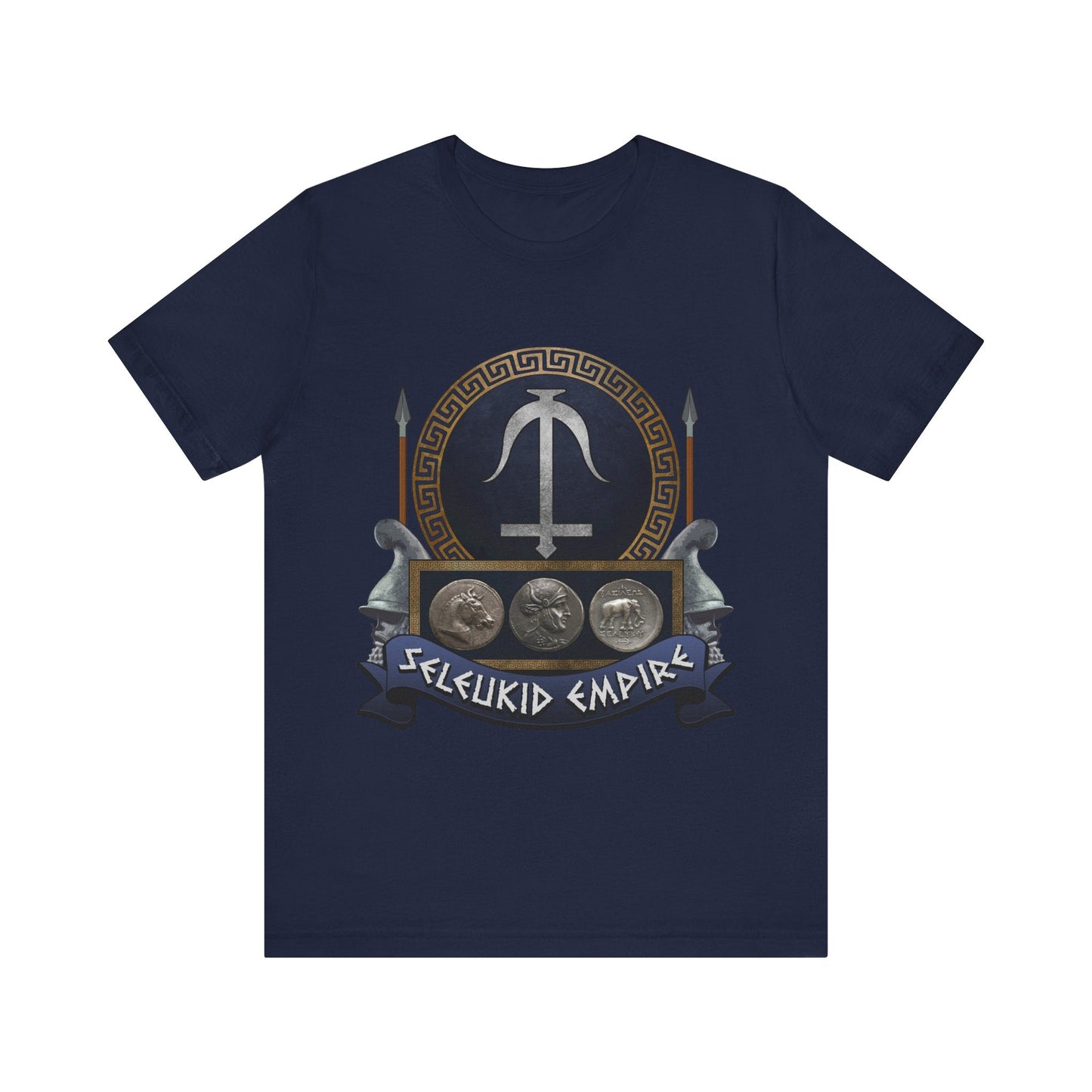 Navy / S Seleukid Empire Symbol - Seleucus I Nicator - Seleucid Army T-Shirt