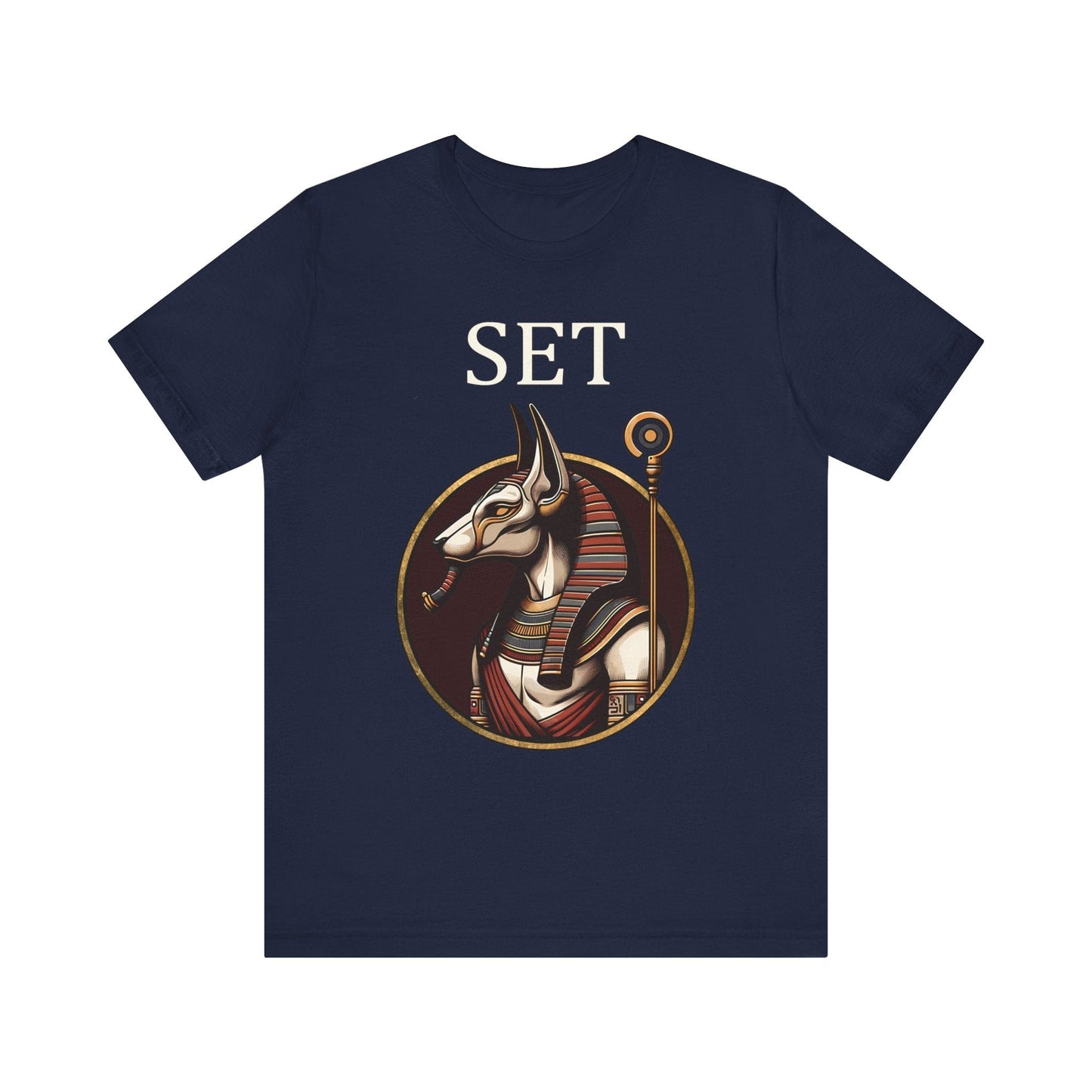 Navy / S Set Ancient Egyptian God T-Shirt