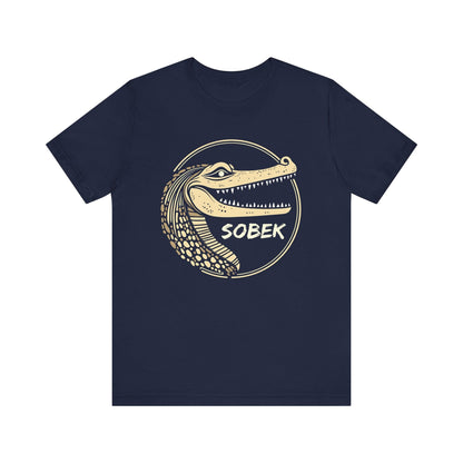 Navy / S Sobek Ancient Egyptian God of the Nile T-shirt