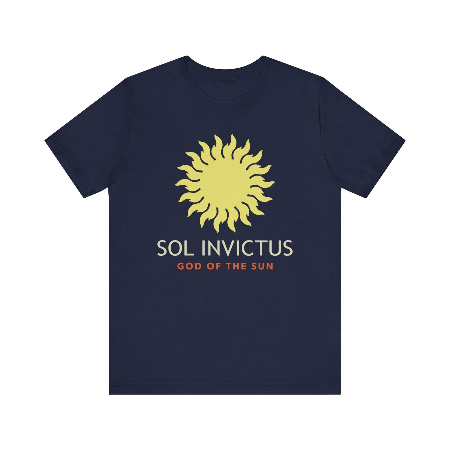Navy / S Sol Invictus - Ancient Roman God Sun T-Shirt