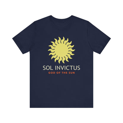 Navy / S Sol Invictus - Ancient Roman God Sun T-Shirt