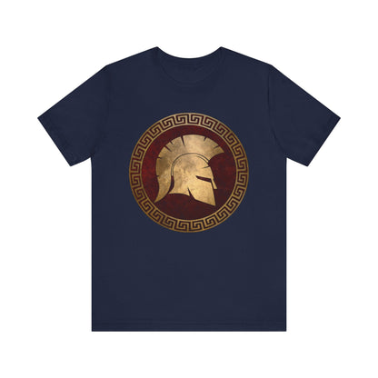 Navy / S Spartan Helmet T-Shirt