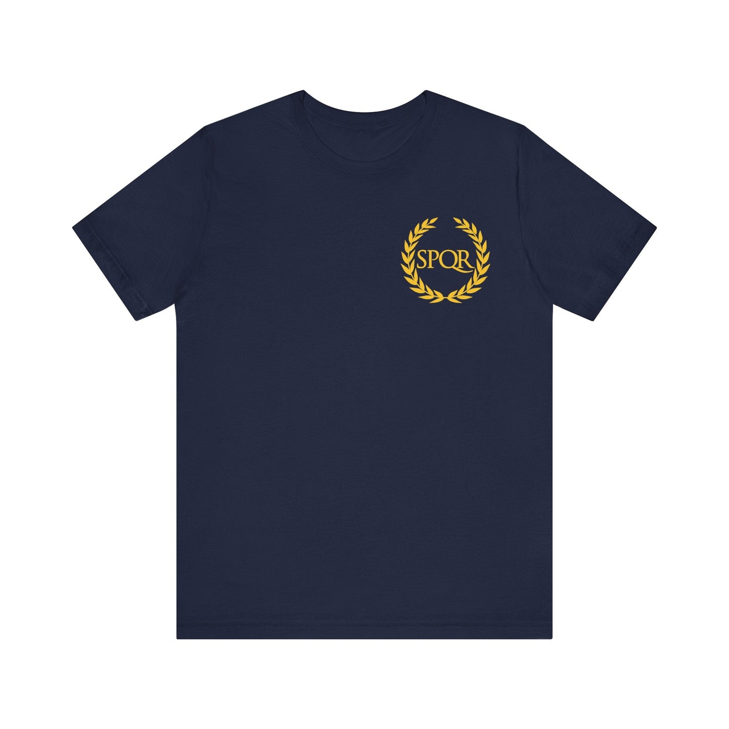 Navy / S SPQR Roman Empire Double Sided SPQR T-Shirt