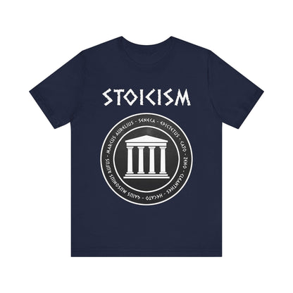 Navy / S Stoicism - Ancient Greek and Roman Philosophers T-Shirt