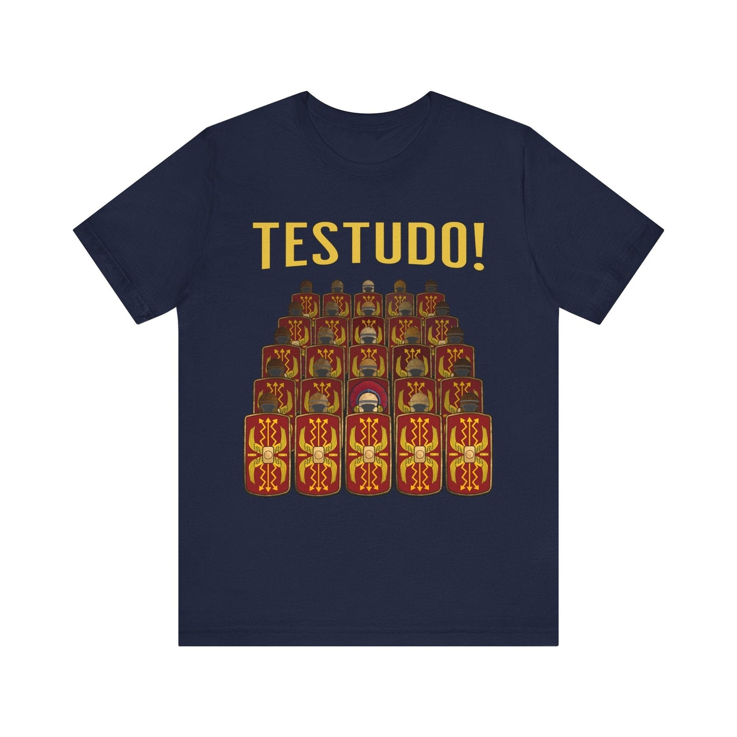 Navy / S Testudo! - Roman Legions T-shirt