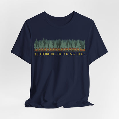 Navy / S Teutoburg Trekking Club - Funny Roman History T-Shirt
