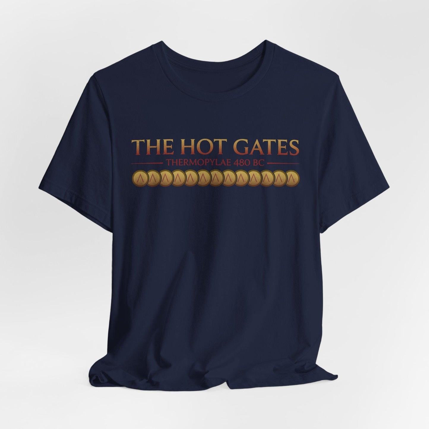 Navy / S The Hot Gates - Battle of Thermopylae T-Shirt