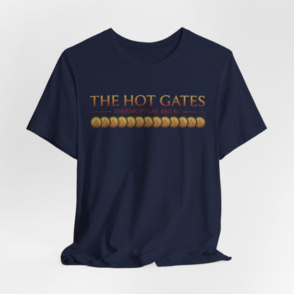 Navy / S The Hot Gates - Battle of Thermopylae T-Shirt