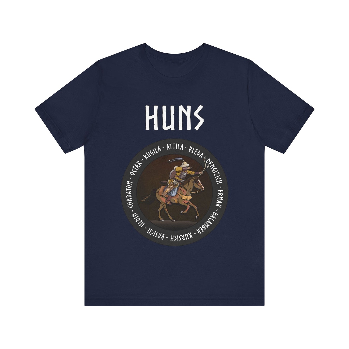 Navy / S The Huns - Leaders of the Huns T-Shirt