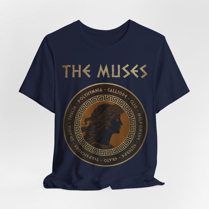 Navy / S The Muses of Greek Mythology T-Shirt