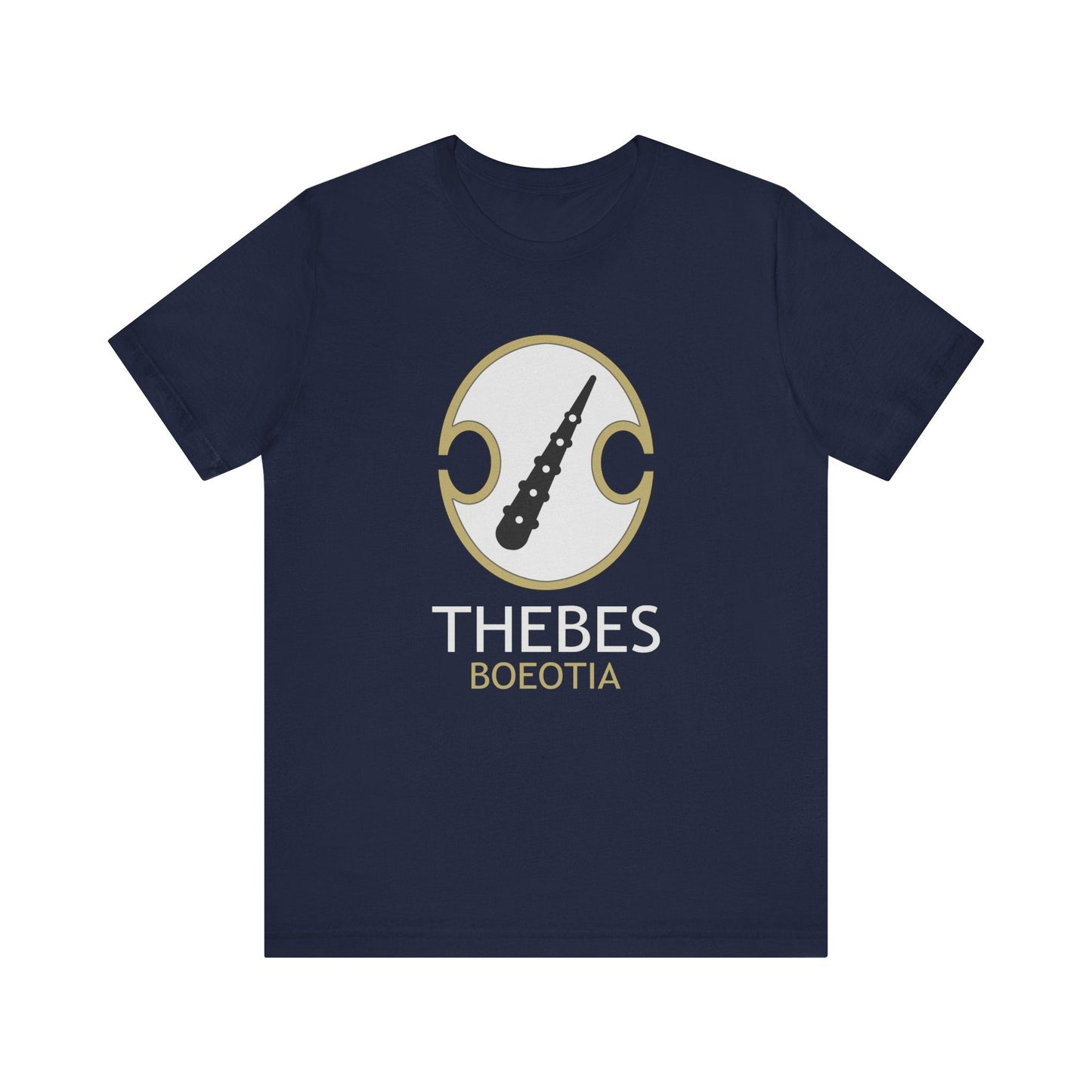 Navy / S Thebes - Ancient Boeotia Theban Sacred Band T-Shirt