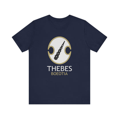 Navy / S Thebes - Ancient Boeotia Theban Sacred Band T-Shirt