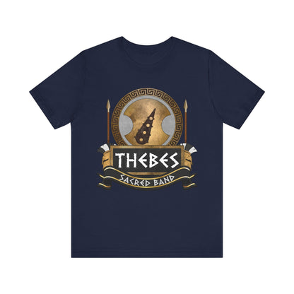 Navy / S Thebes Sacred Band T-Shirt