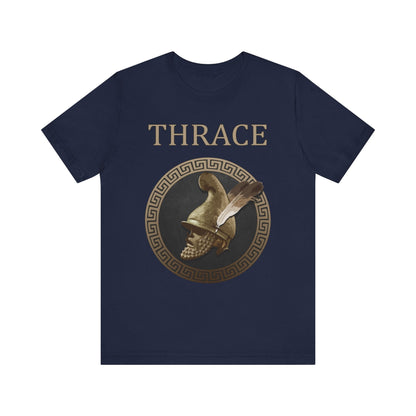Navy / S Thrace - Ancient Thracian Helmet - Ancient Thrace T-shirt