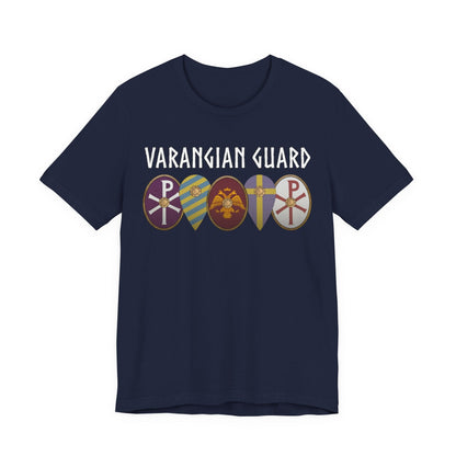 Navy / S Varangian Guard Byzantine Shields T-Shirt