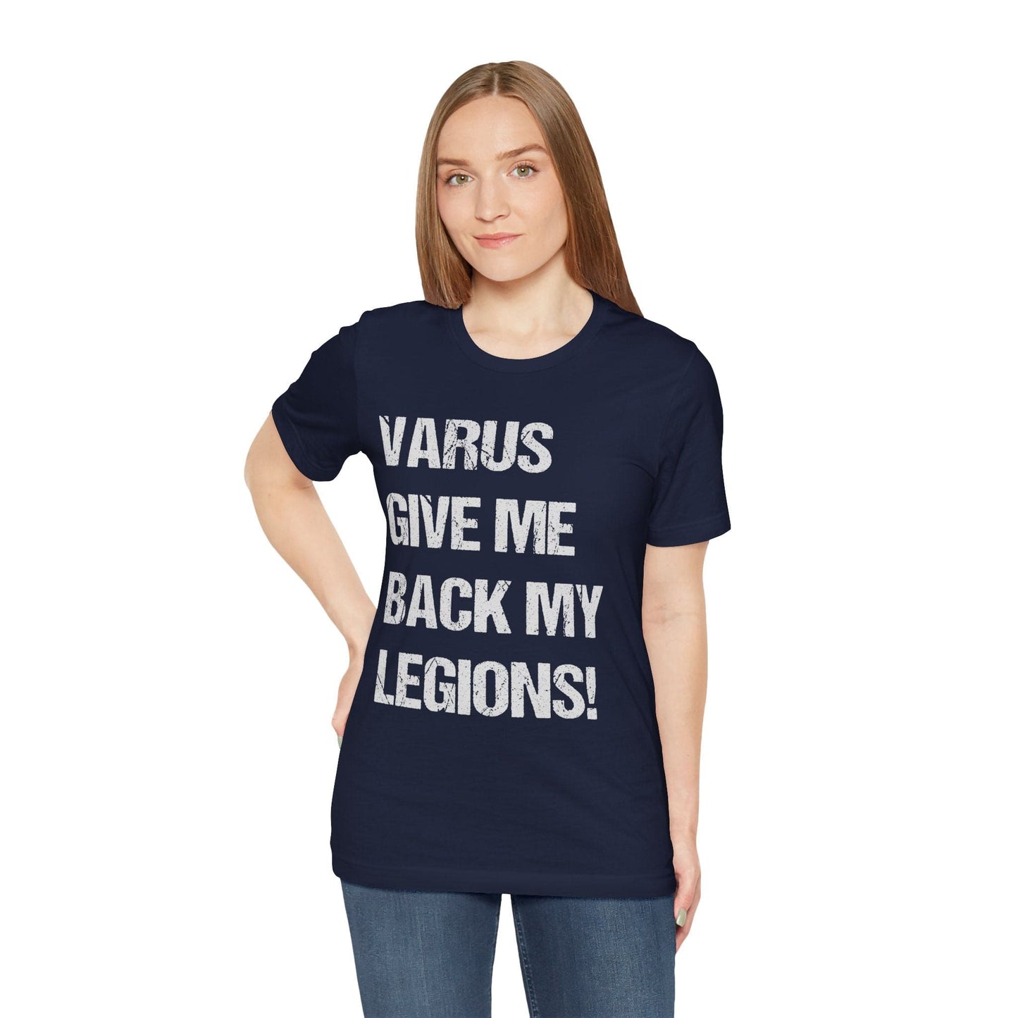 Navy / S Varus Give Me Back My Legions T-Shirt