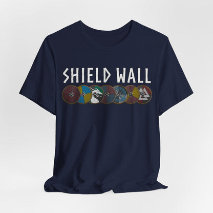 Navy / S Viking Shield Wall T-Shirt