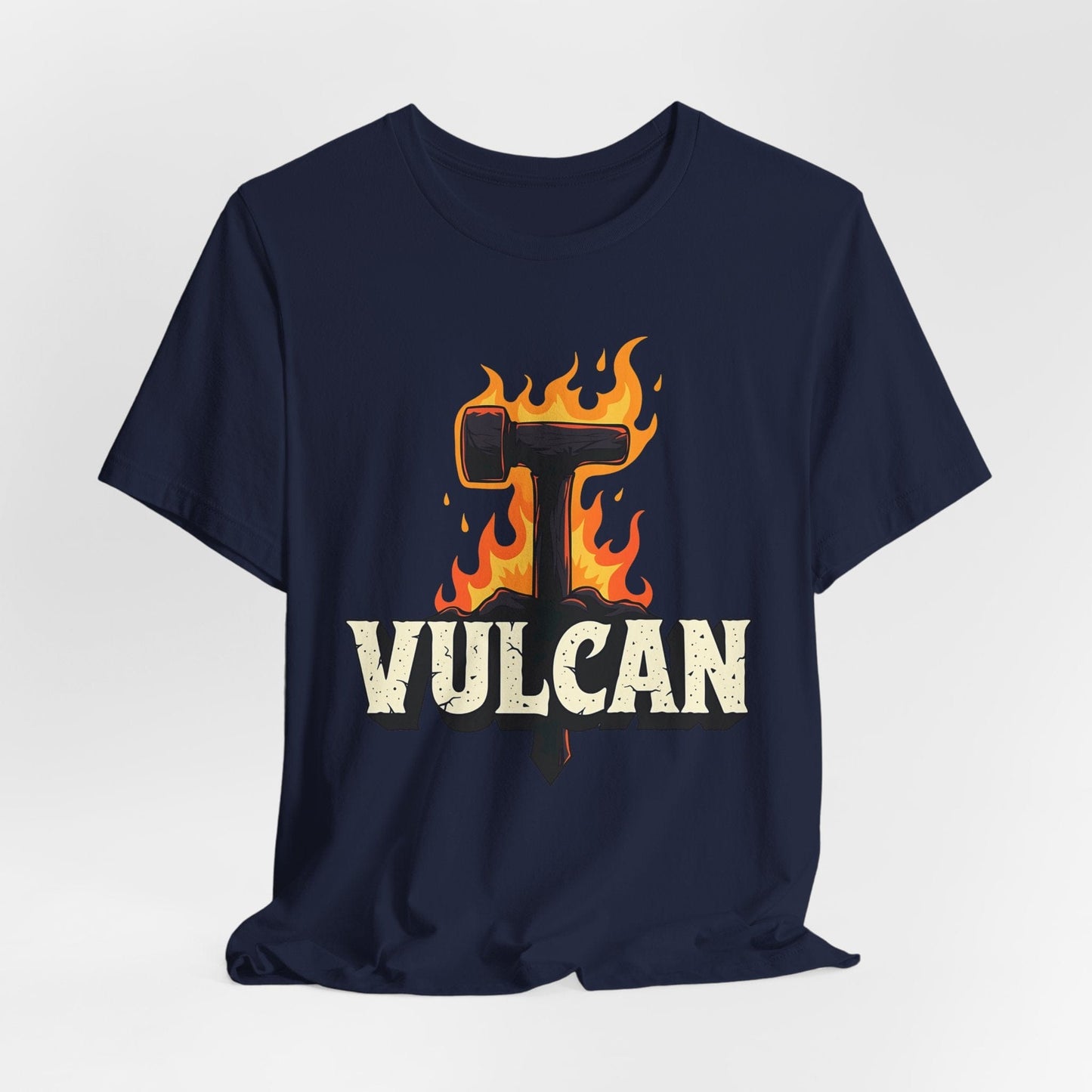 Navy / S Vulcan Roman God T-Shirt