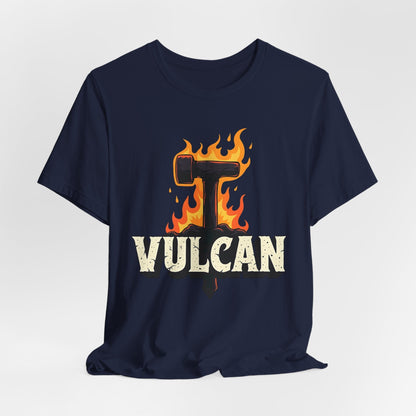 Navy / S Vulcan Roman God T-Shirt