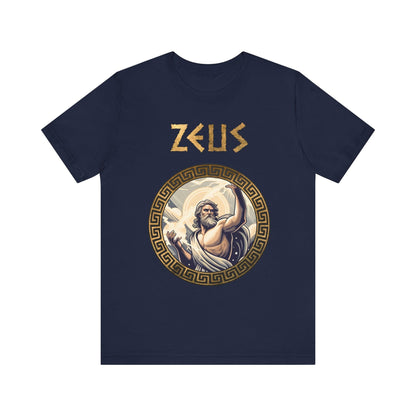 Navy / S Zeus King of the Greek Gods T-Shirt