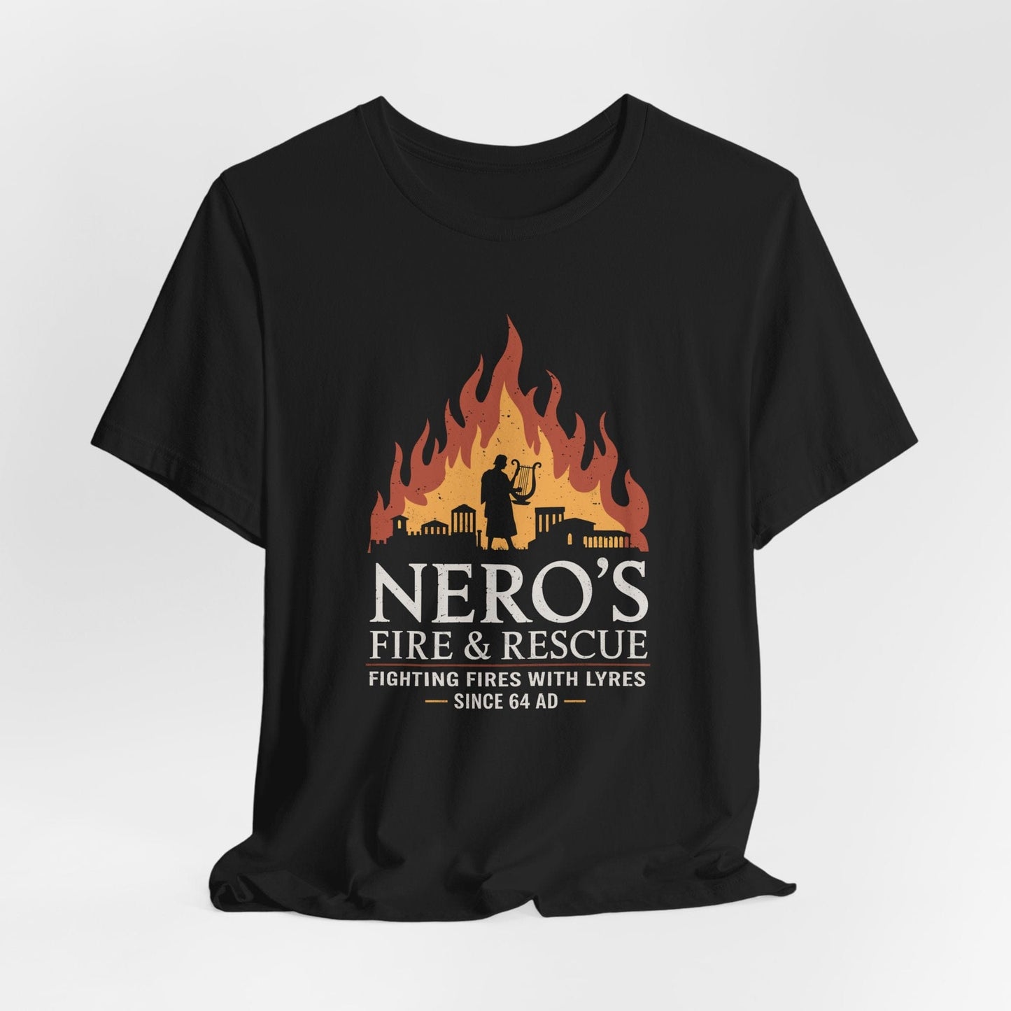 Nero's Fire & Rescue - Funny Ancient Rome T-Shirt