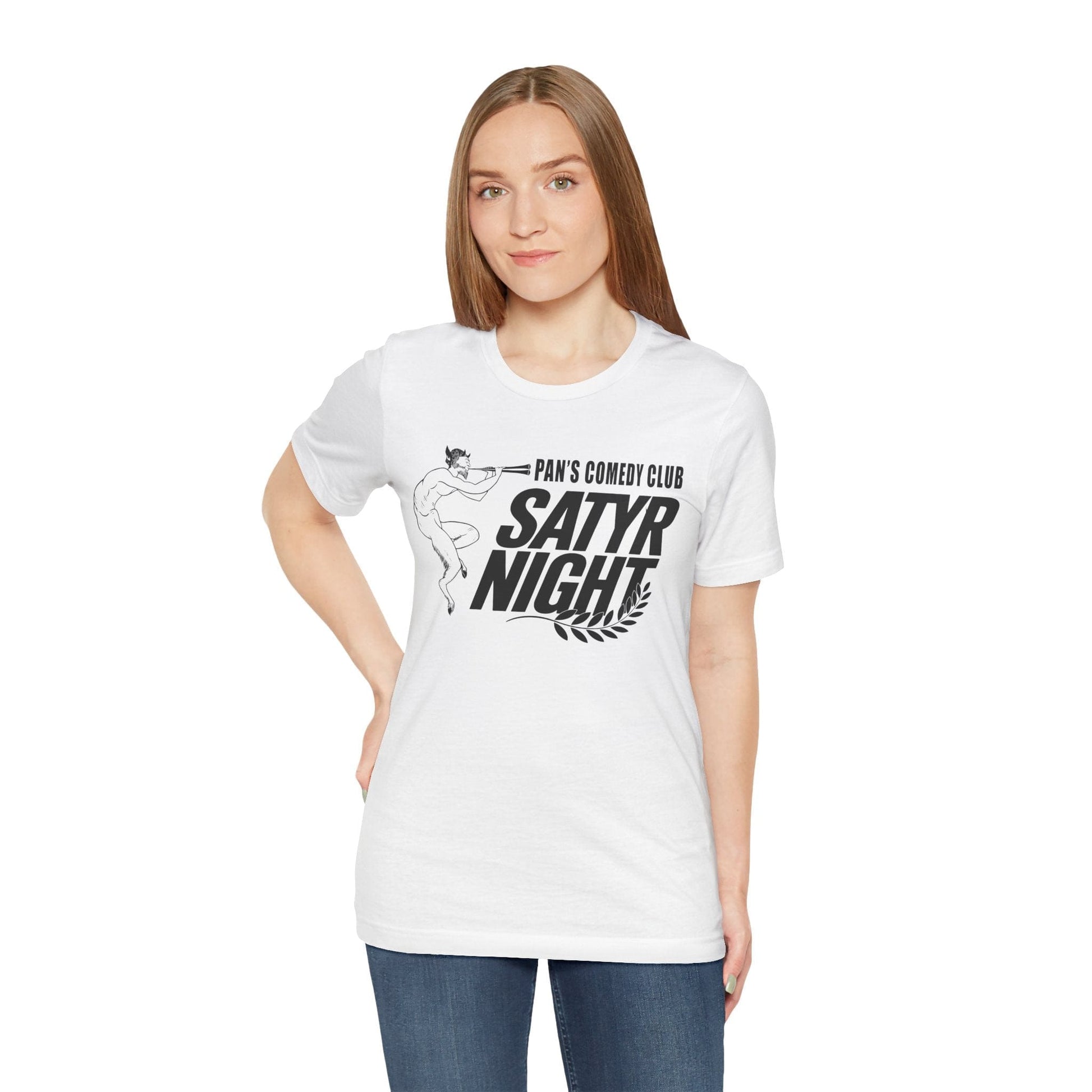Pan's Comedy Club Satire Pun - Funny Greek Mythology T-Shirt