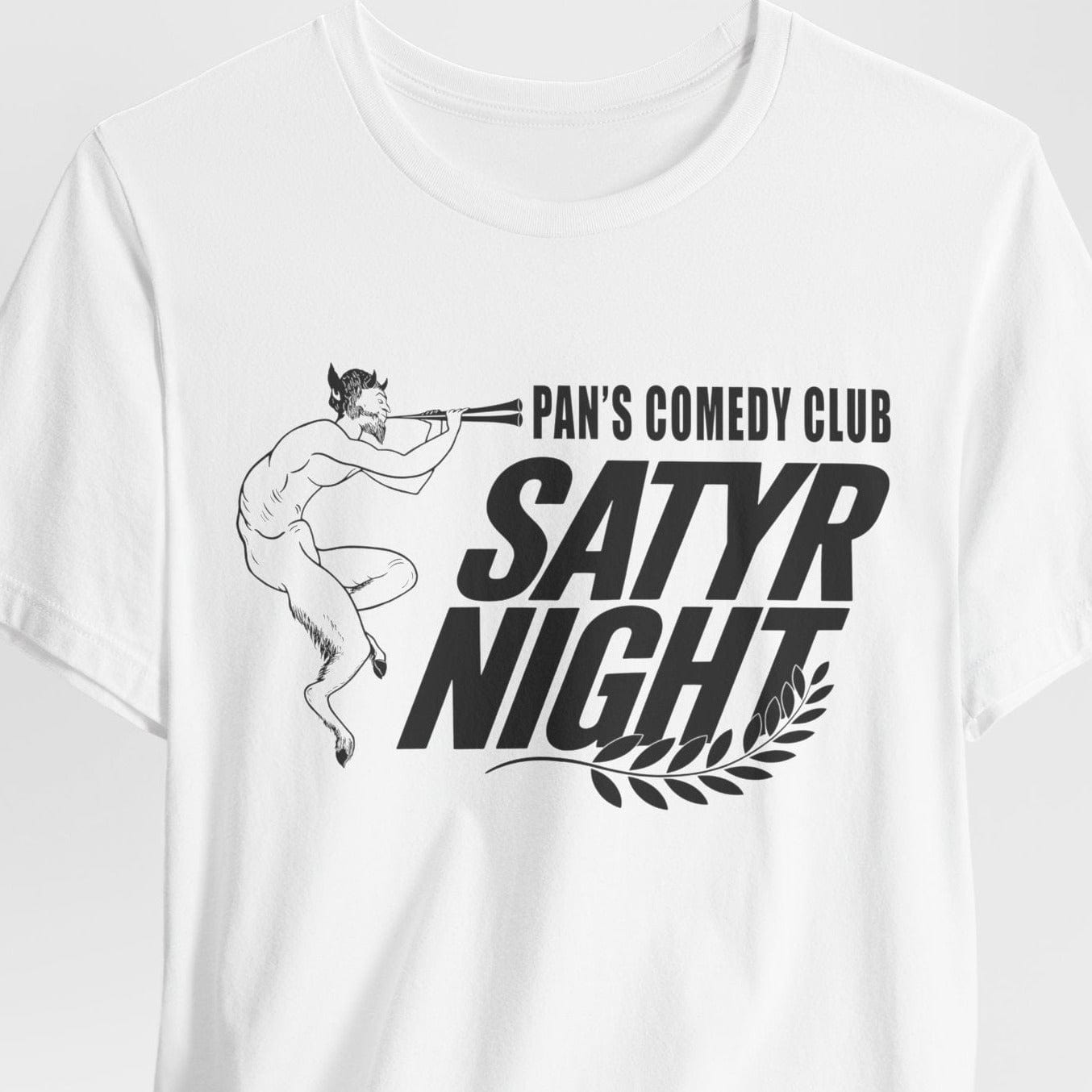 Pan's Comedy Club Satire Pun - Funny Greek Mythology T-Shirt