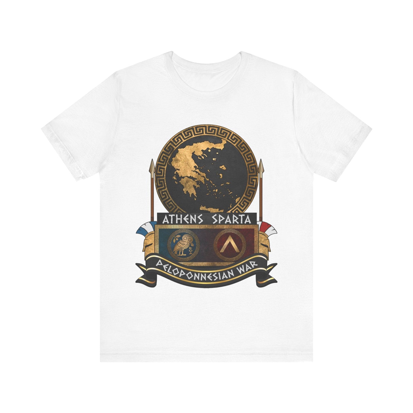 Peloponnesian War Athens vs Sparta T-Shirt