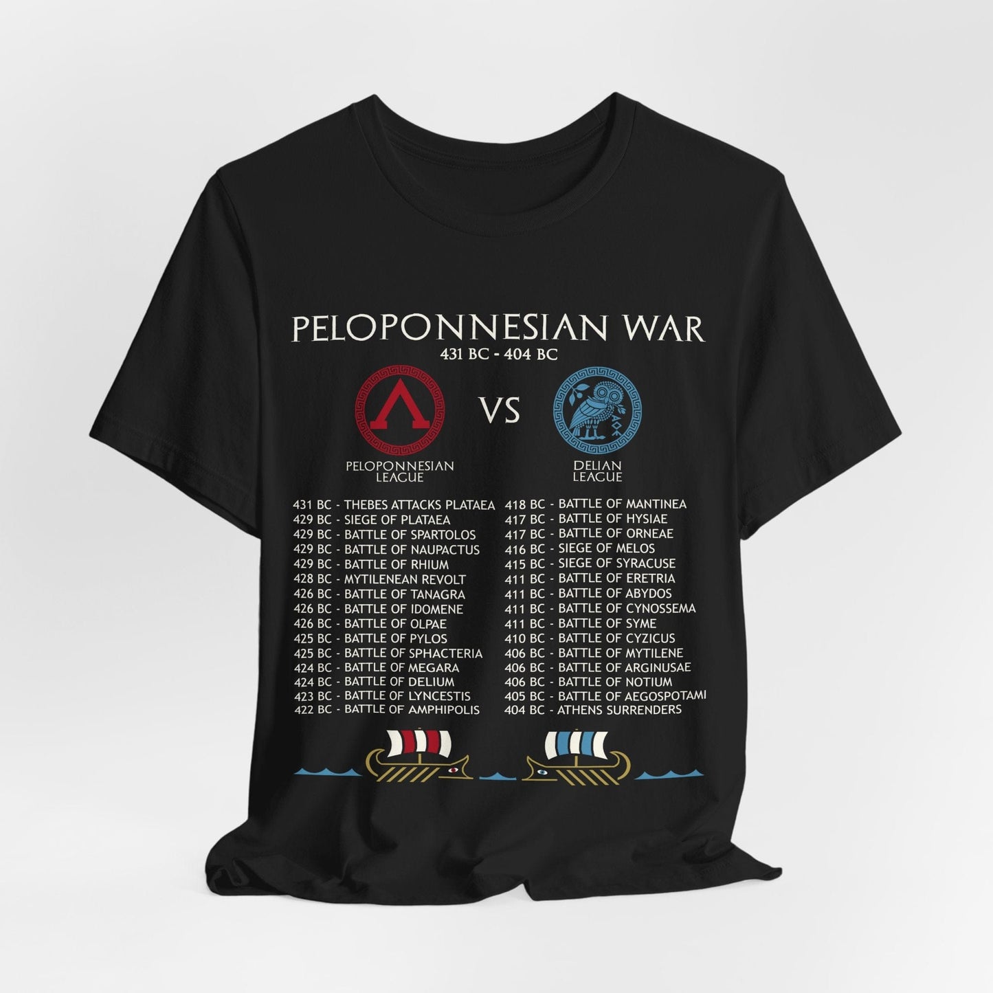 Peloponnesian War Battles T-Shirt