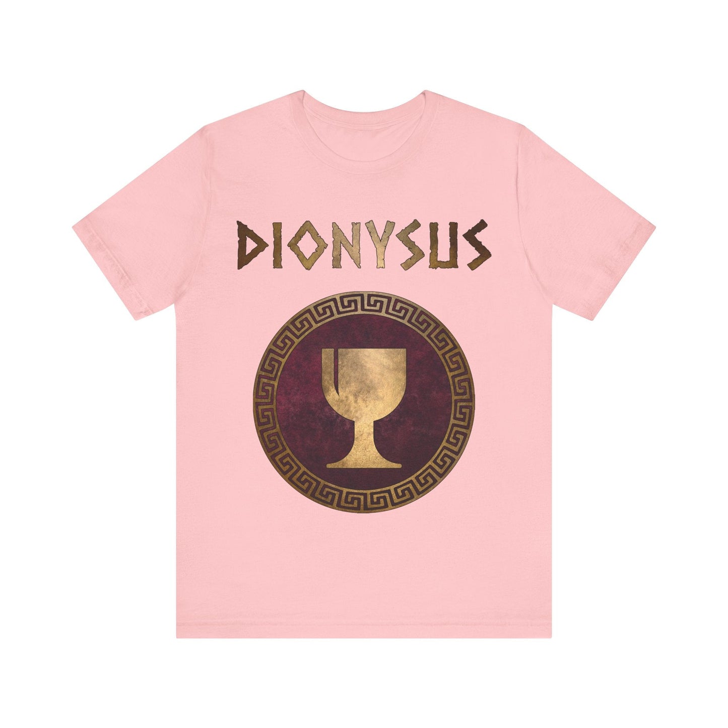 Pink / S Dionysus Greek God T-Shirt