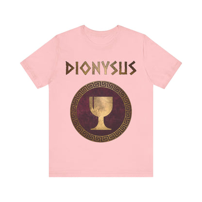 Pink / S Dionysus Greek God T-Shirt