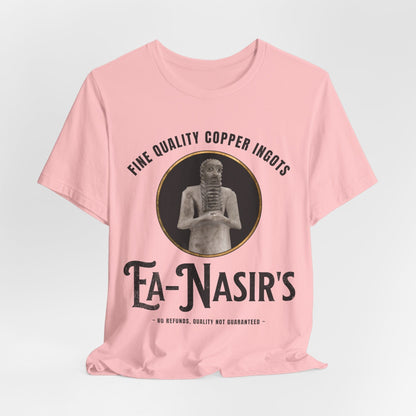 Pink / S Ea Nasir's No Refunds Ver. 2 - Funny Bronze Age History Meme T-Shirt