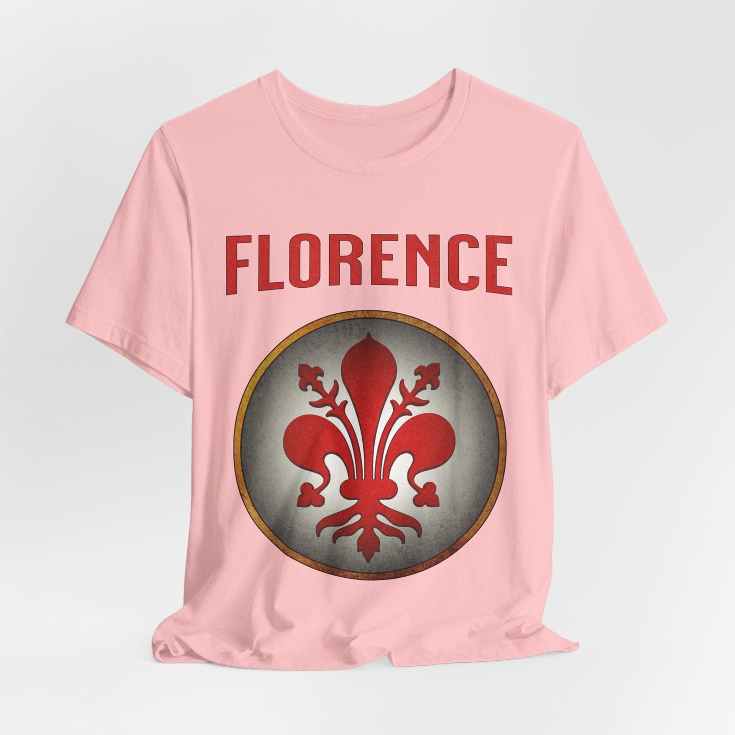 Pink / S Florence Heraldry T-Shirt