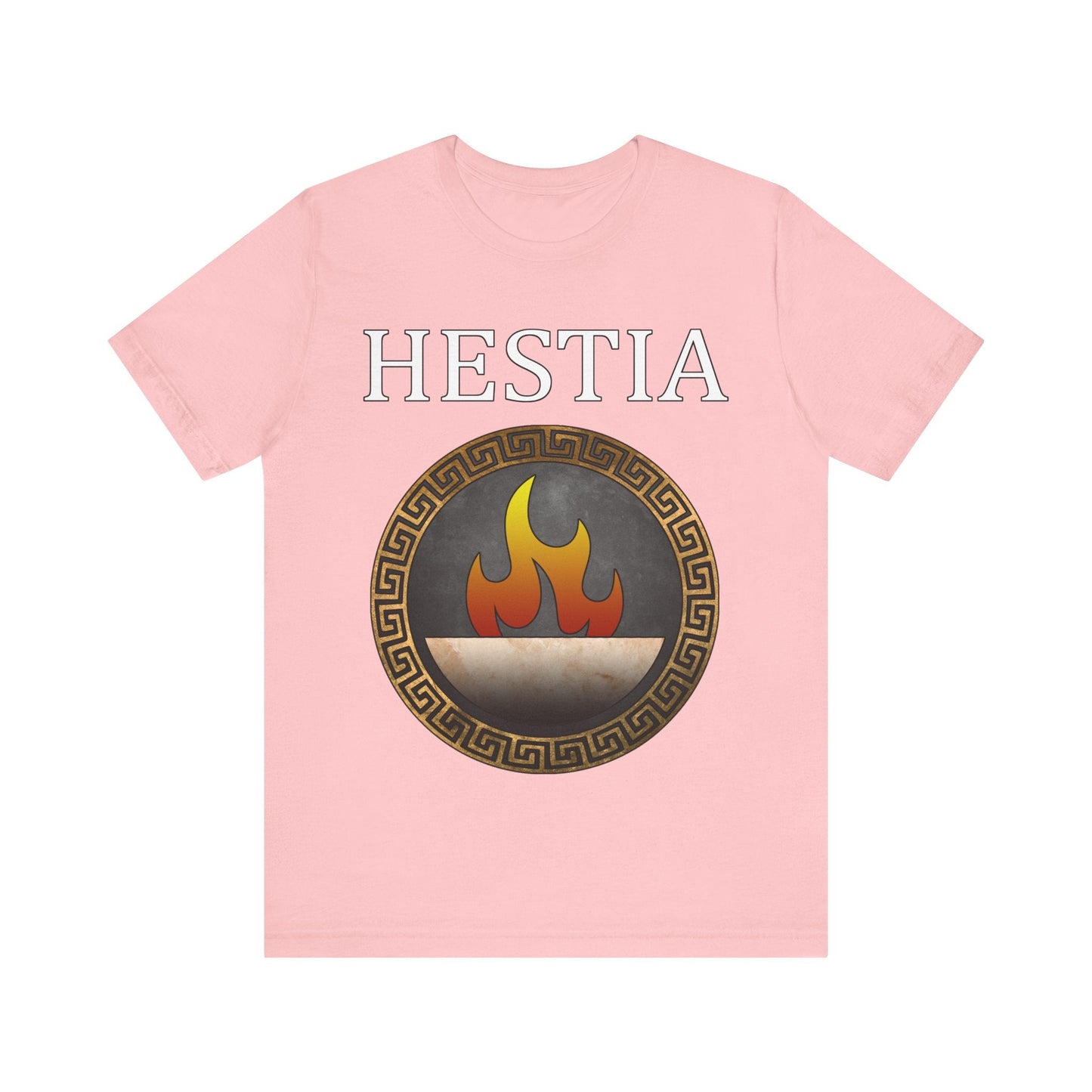 Pink / S Hestia Greek Goddess T-Shirt