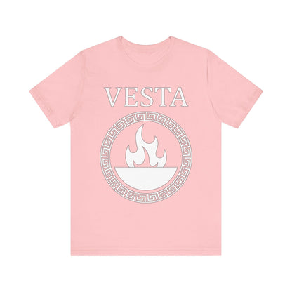 Pink / S Vesta Roman Goddess T-Shirt