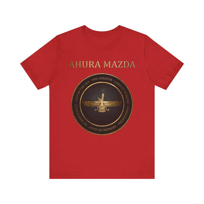 Red / S Ahura Mazda - Zoroastrianism T-Shirt