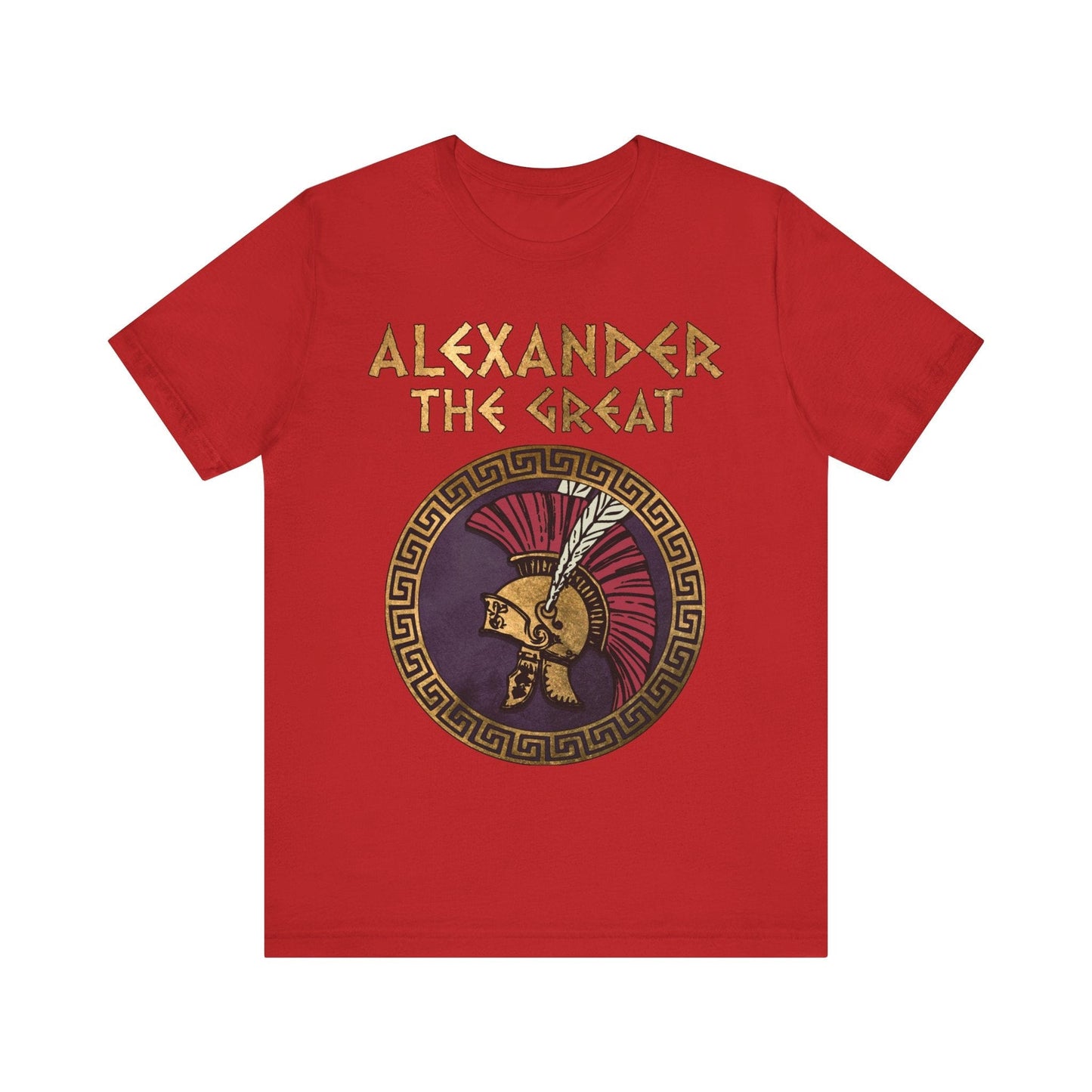 Red / S Alexander the Great Conquer T-shirt