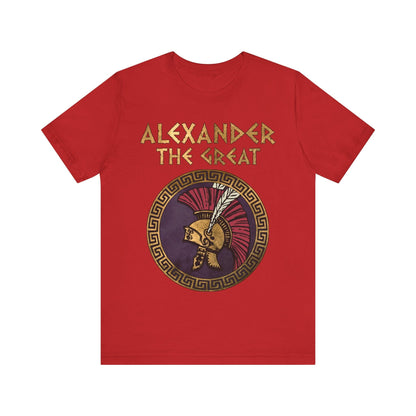 Red / S Alexander the Great Conquer T-shirt