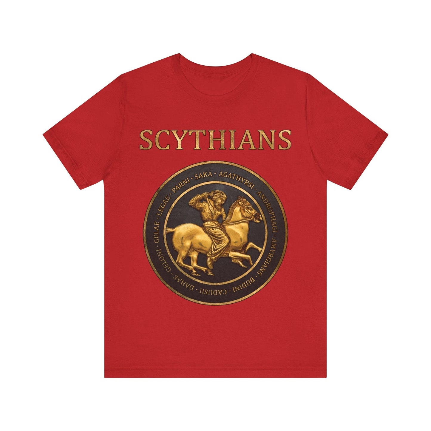 Red / S Ancient Scythian Tribes T-Shirt