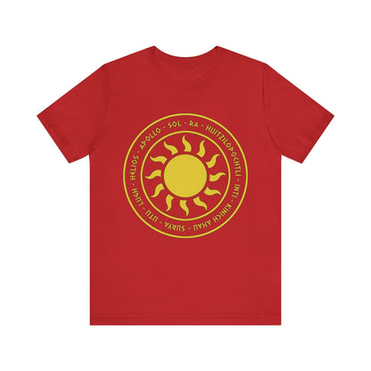 Red / S Ancient Sun Gods T-Shirt