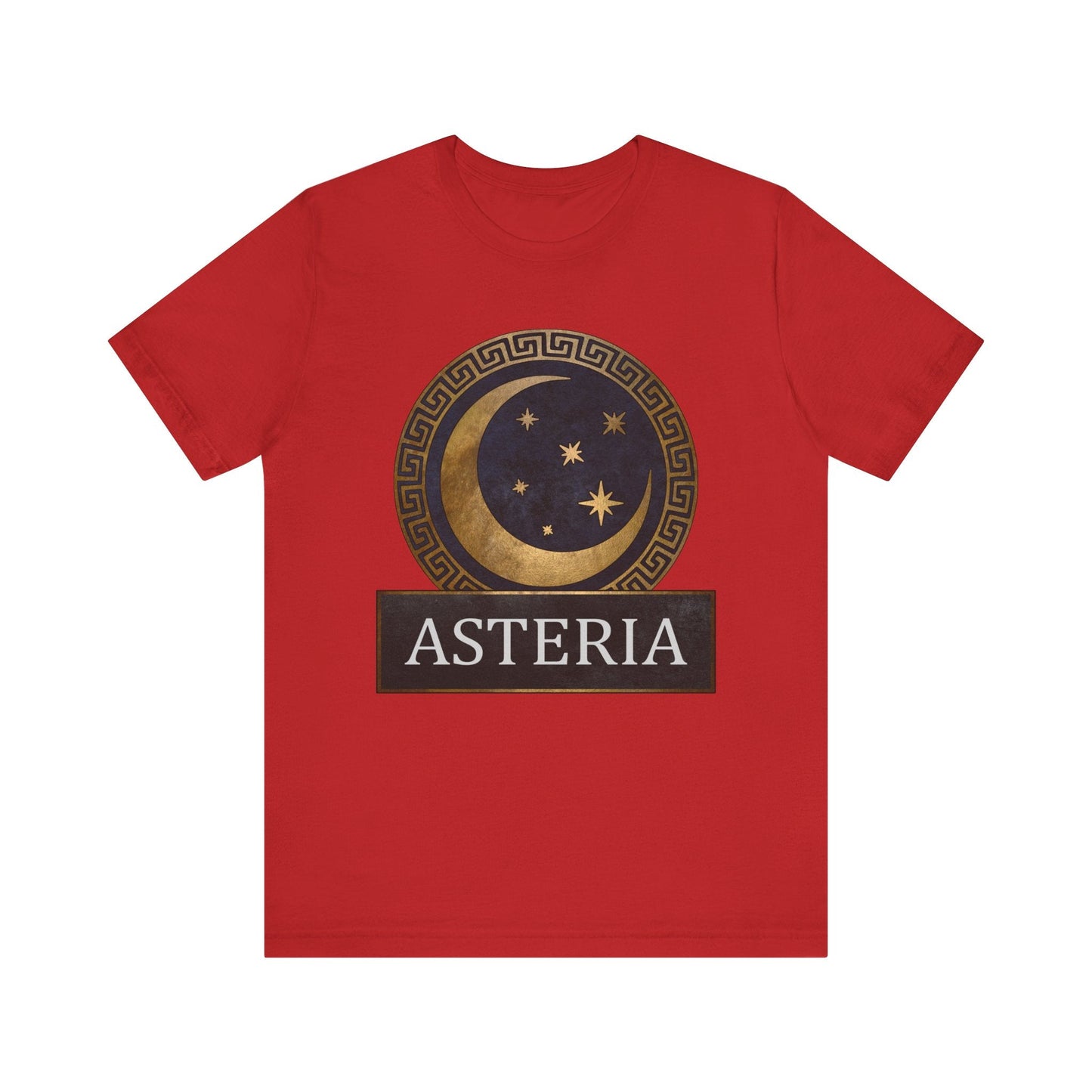 Red / S Asteria Greek Goddess of the Stars T-Shirt