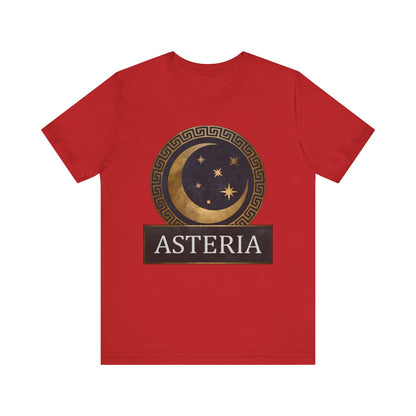Red / S Asteria Greek Goddess of the Stars T-Shirt