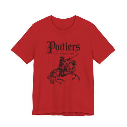 Red / S Battle of Poitiers Knight T-Shirt