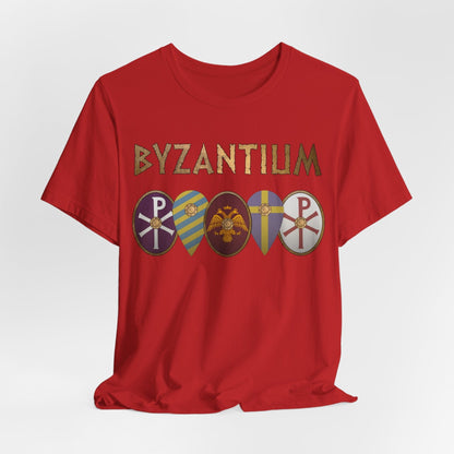 Red / S Byzantium Shields T-Shirt