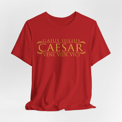 Red / S Caesar Veni Vidi Vici T-Shirt