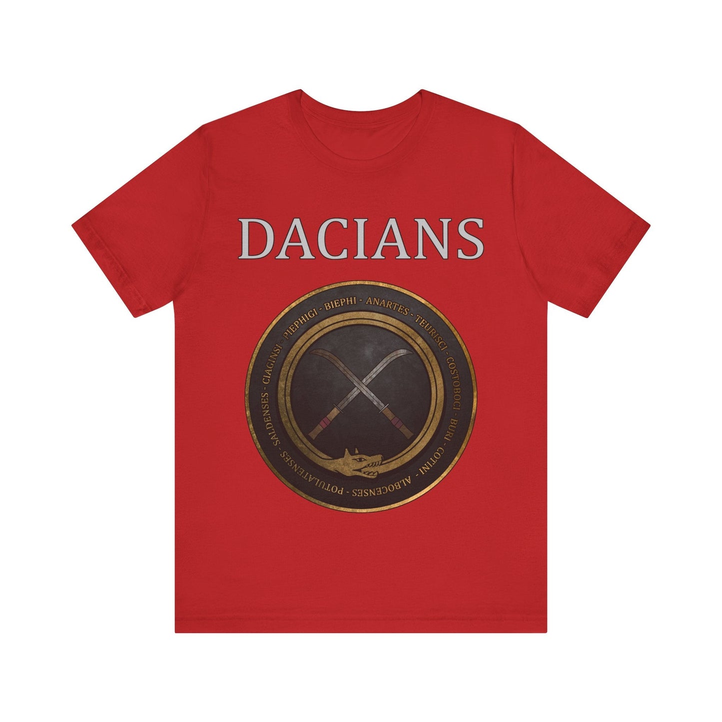 Red / S Dacia - Ancient Dacian Tribes T-Shirt