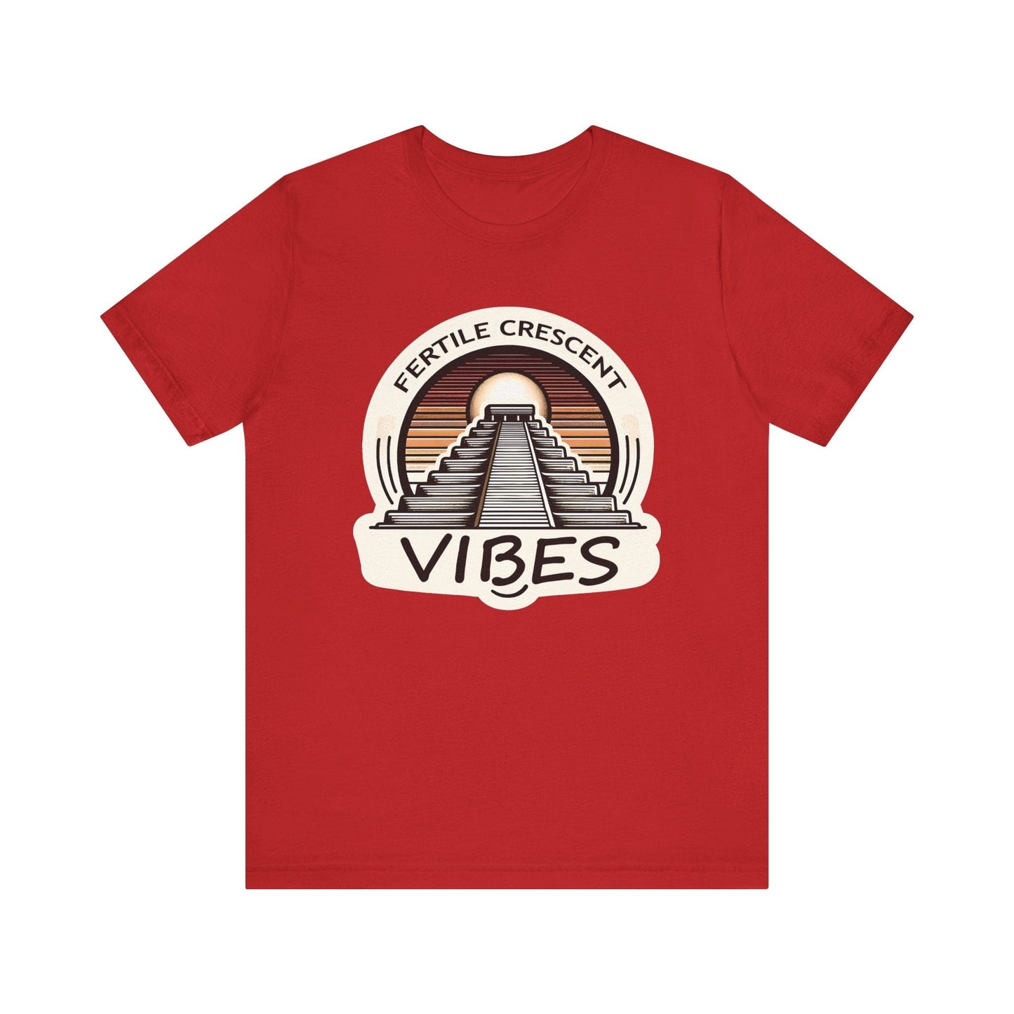 Red / S Fertile Crescent Vibes - Ancient Mesopotamia Funny History T-shirt