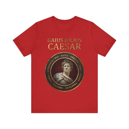 Red / S Gaius Julius Caesar - Famous Battles T-Shirt