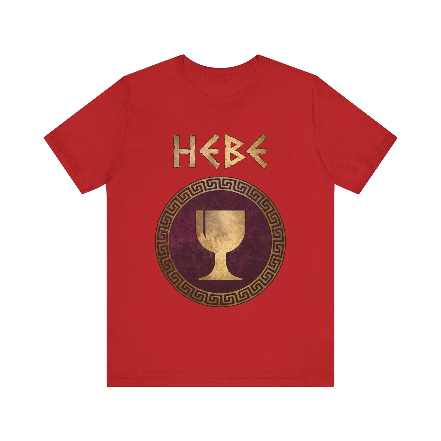 Red / S Hebe Greek Goddess T-Shirt